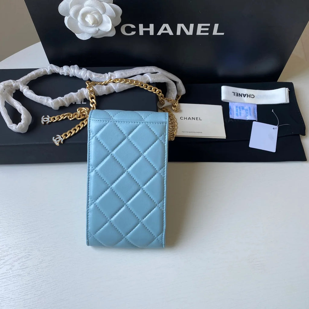 Blue Phone Holder Bag Q2395