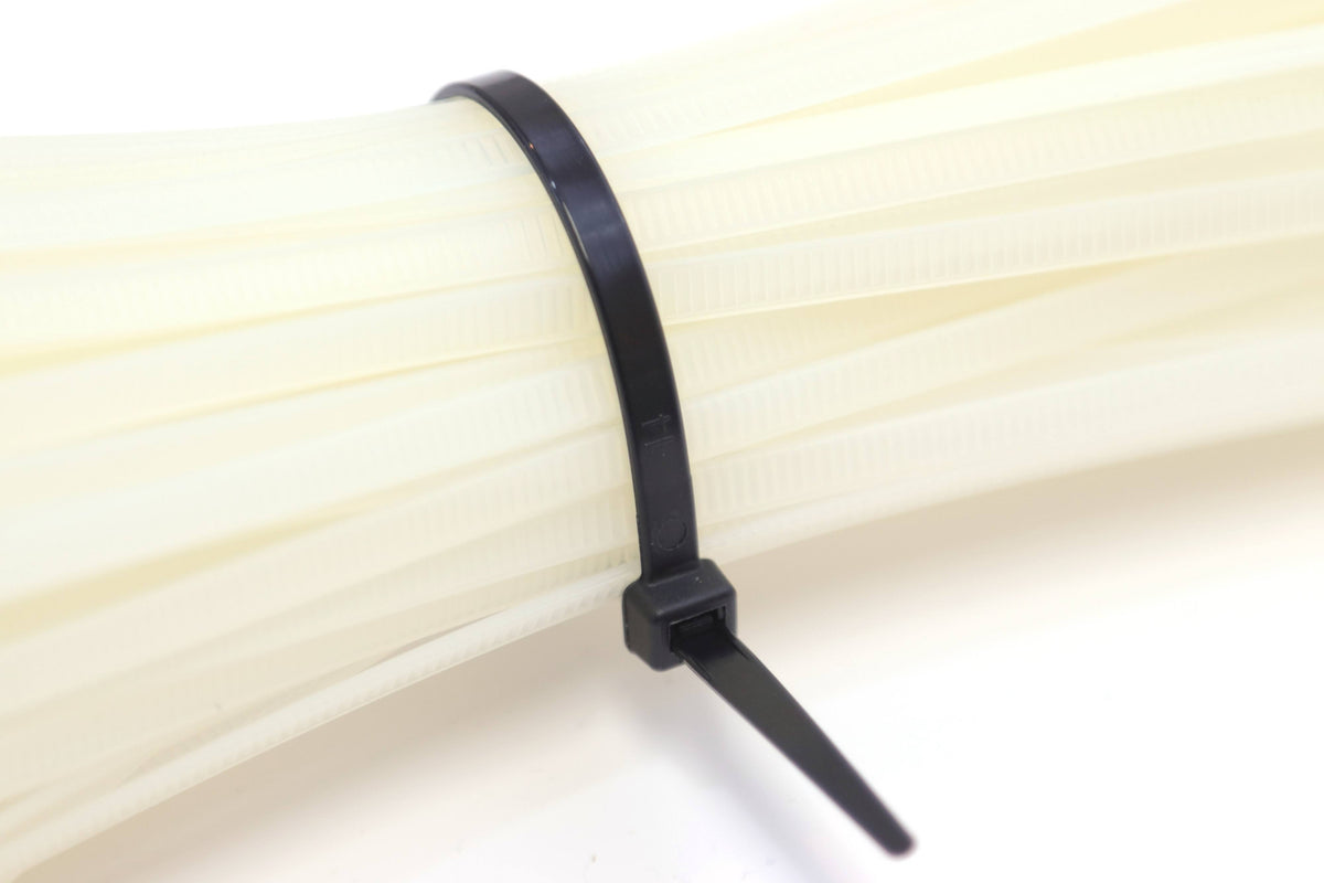 1000-Pack 4 Inches Black Nylon Zip Cable Ties Z221823