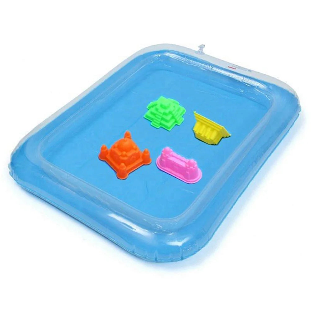 Blue Inflatable Kids Beach Sandbox W470