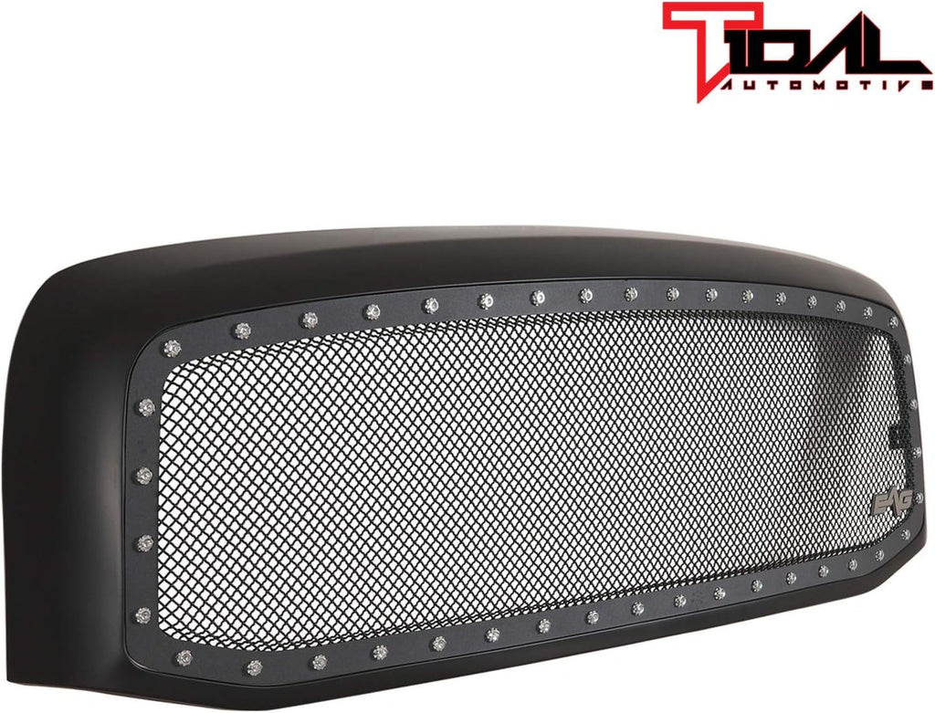 Black Steel Mesh Replacement Grille I98197