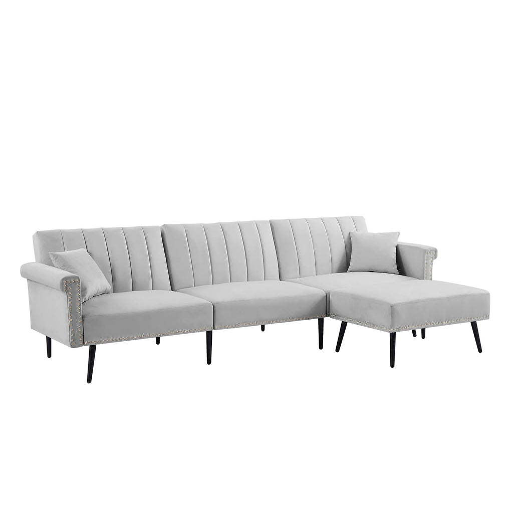 Grey Sectional Sofa Bed M9981