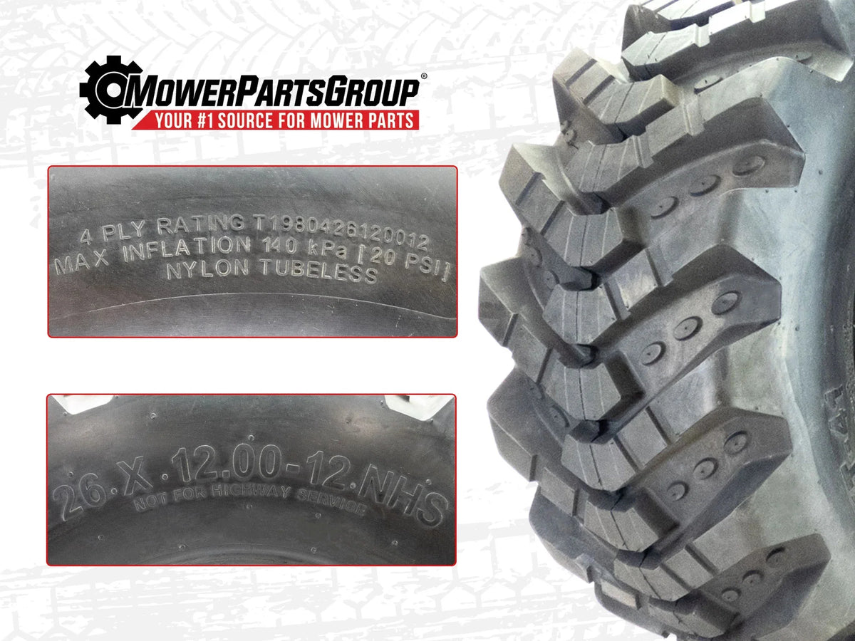 26x12.00-12 All Terrain Tire P9853
