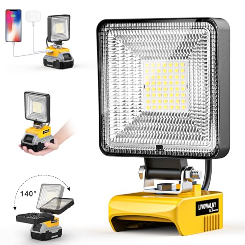 18V Cordless LED Work Light with USB & Type C Charging Port C11838