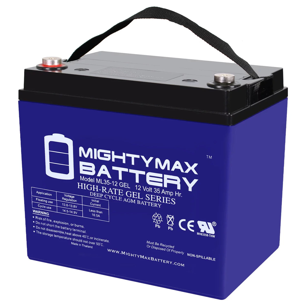 12V 35AH GEL Replacement Battery D328
