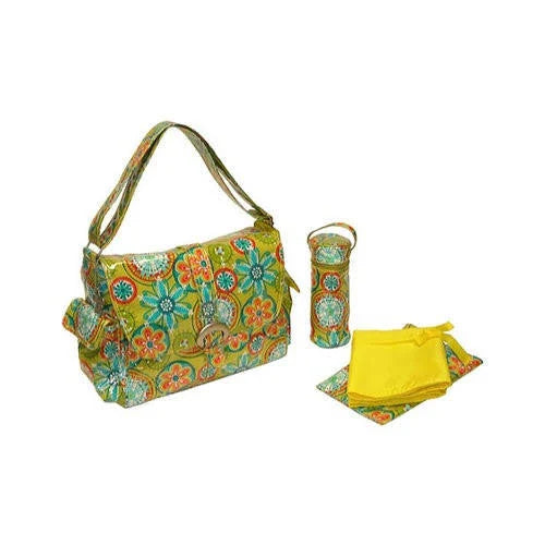 Citron Laminated Buckle Bag A4917