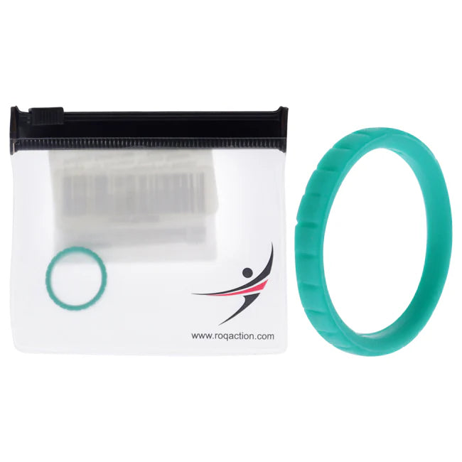 Turquoise Silicone Single Ring U9880
