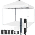 10x10 Pop-up Canopy Tent with Carry Bag, Black E786
