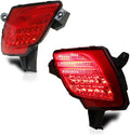 Red Rear Bumper LED Reflector Fog Brake Stop Lights W1669