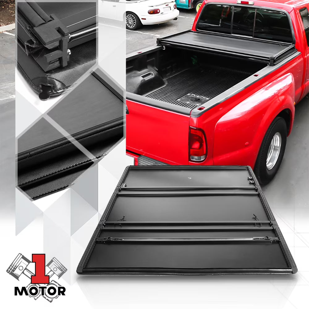 Tri-Fold Soft Tonneau Cover for Toyota Tacoma I3843