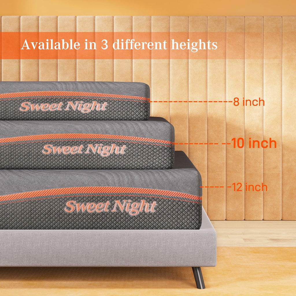 10 Cool Gel Memory Foam Queen Mattress R46689