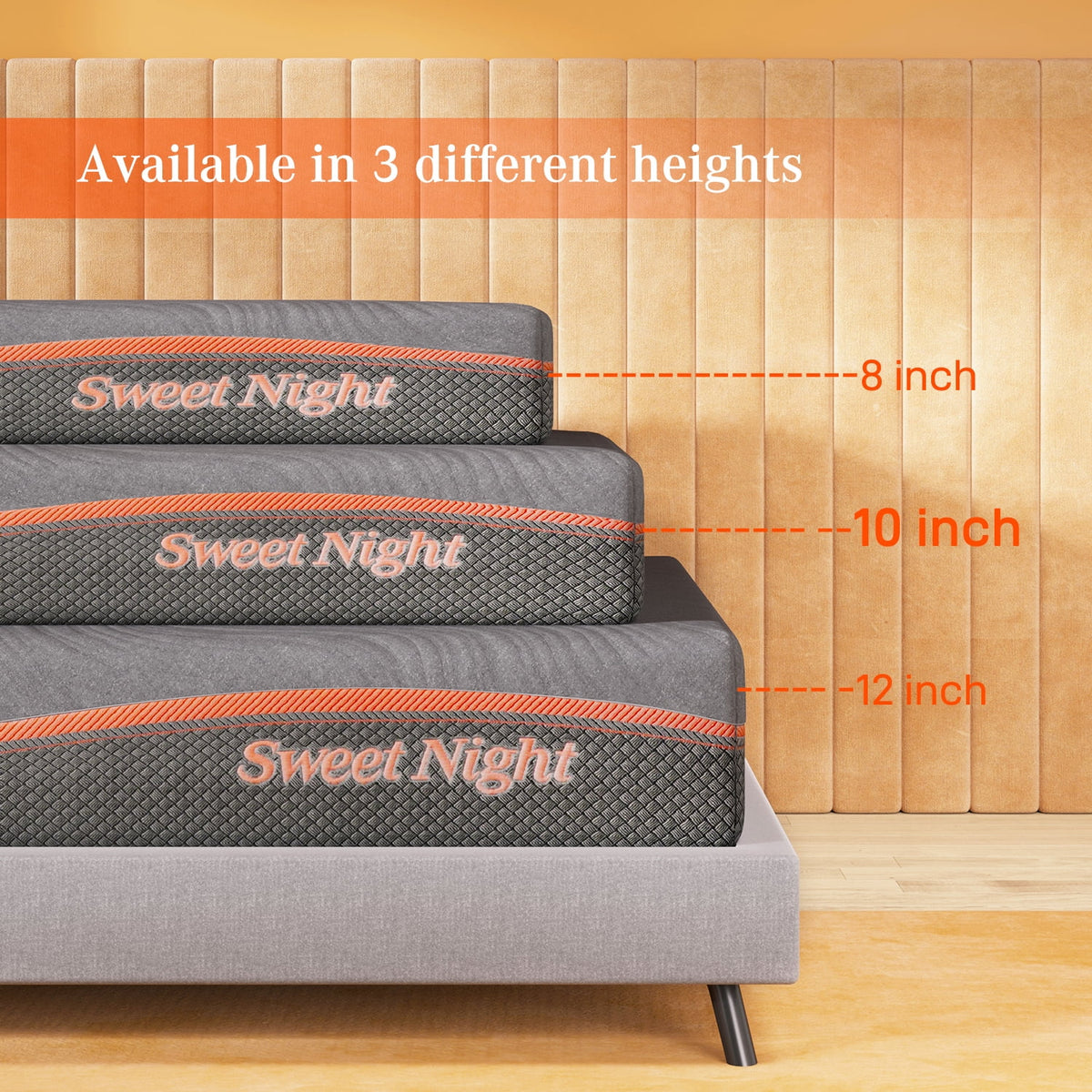 10 Cool Gel Memory Foam Queen Mattress R46689