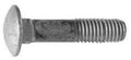 1/2x22-13 x 3-1/2x22 Grade A Carriage Bolts Hot Dip Galvanized - 25 per Box L368