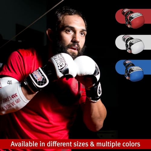 Open Palm Fingerless MMA Training Gloves N651