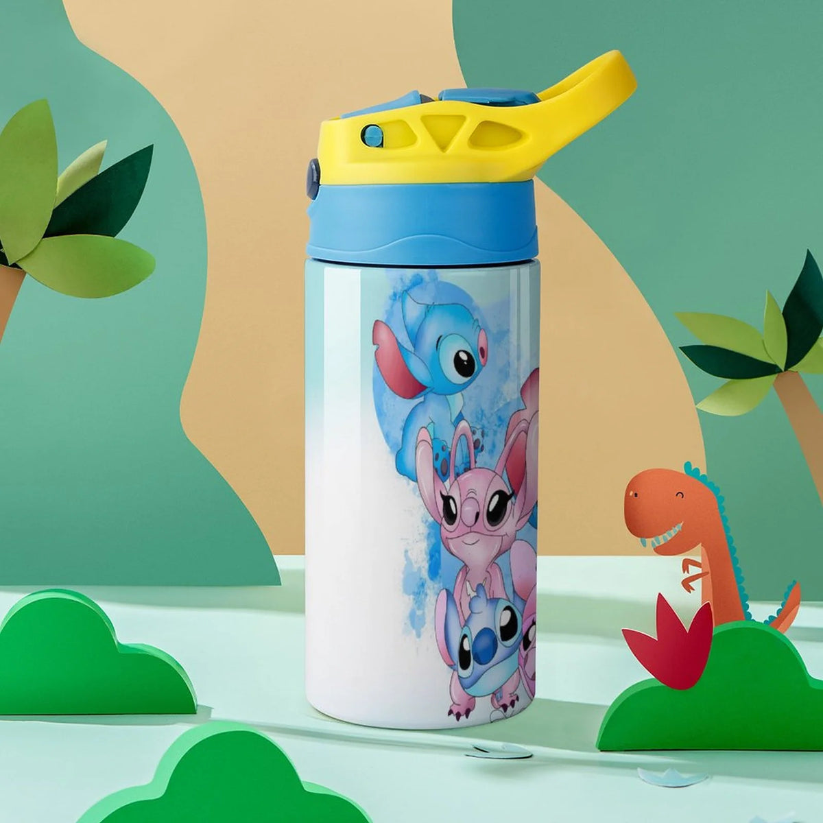 Stainless Steel Vacuum Insulated Water Bottle With Straw Q84532