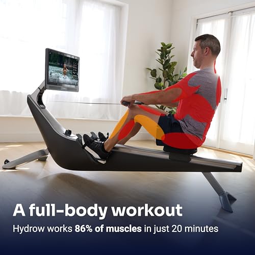 Rowing Machine with 22" HD Rotating Screen V14047