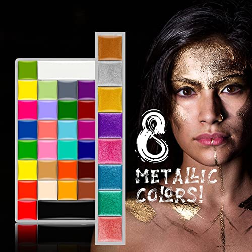 36 Colors Non-Toxic Face Paint Kit N984