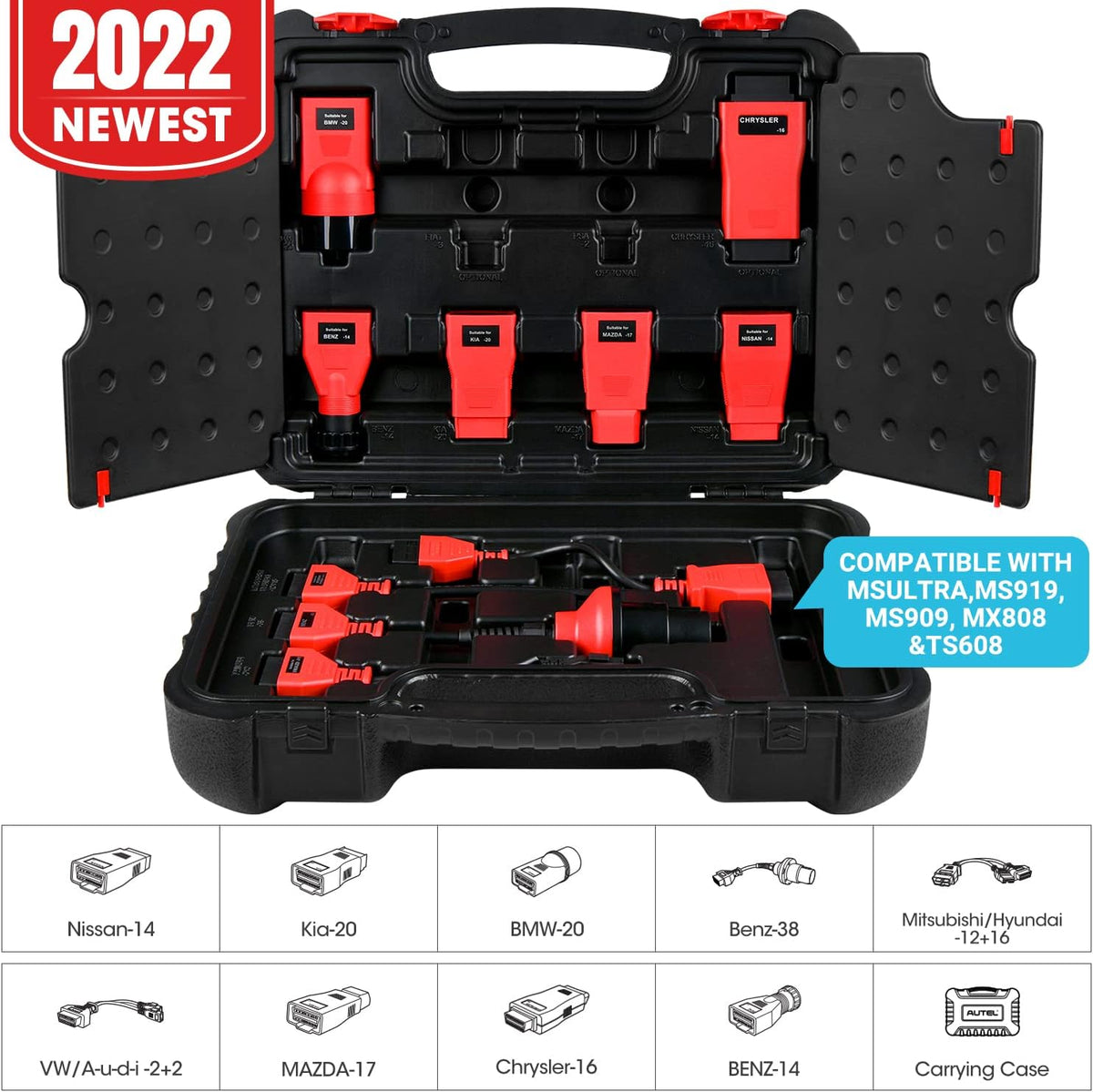 Non-OBDII Adapter Kit with 9 Connectors L379