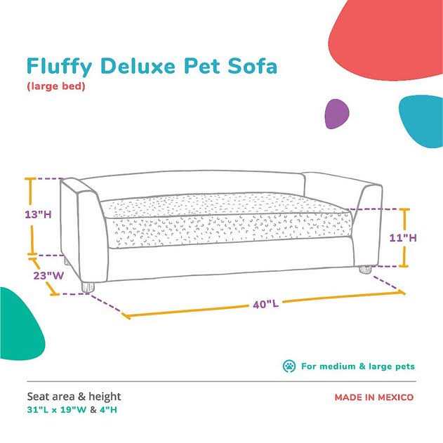 Fluffy Deluxe Pet Bed B446811