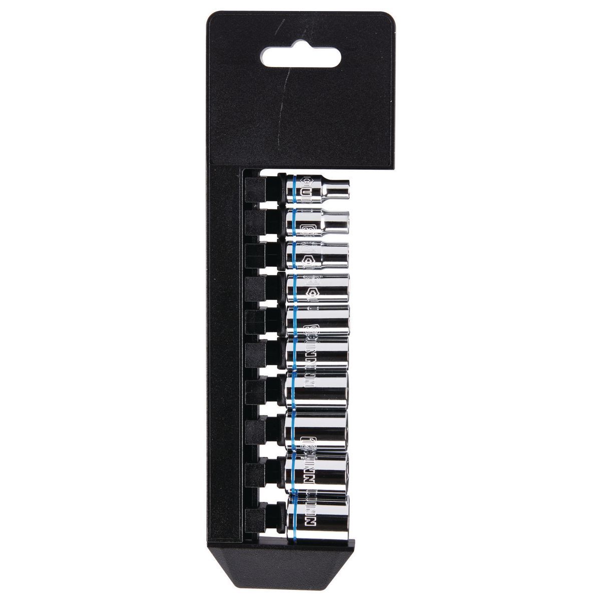 1/4 in. Drive Metric Chrome Socket Set, 10-Piece G78668