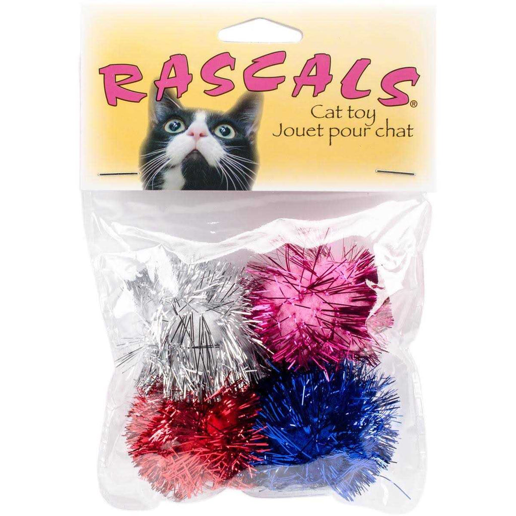 Glitter Pom Poms Ball Cat Toys C46505