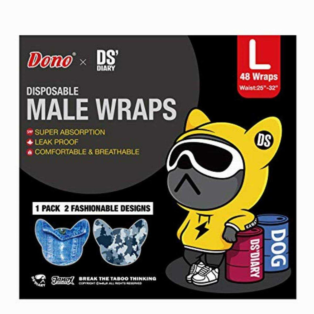 Disposable Male Dog Diapers 48 Count F5775