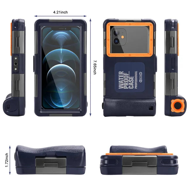 Waterproof Protective Case for Samsung Galaxy M21s and All Phones Up to 6.9 Inch with Lanyard O557894