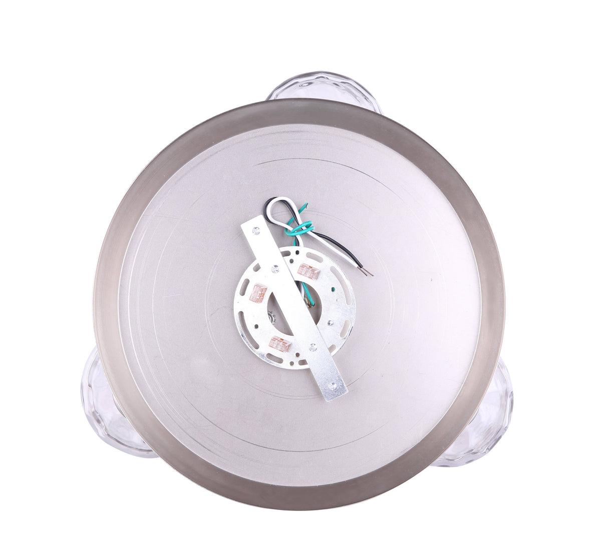 3 Light Semi-Flush Brushed Nickel O692