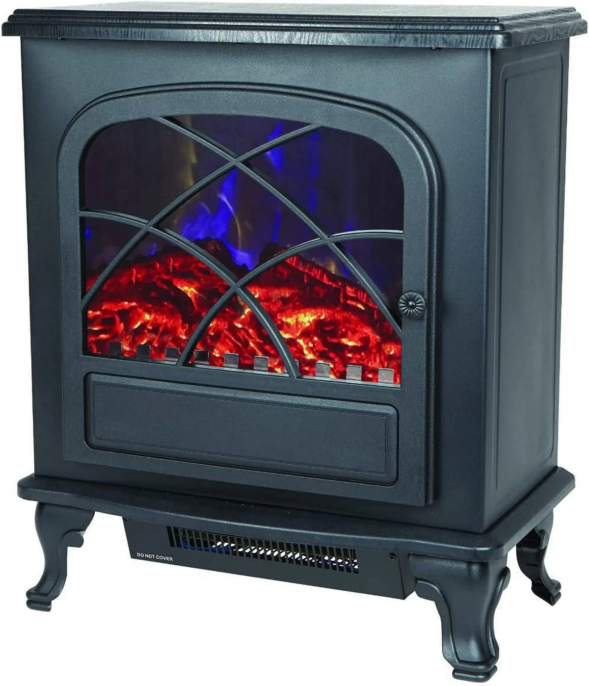 Black Infrared Electric Fireplace Stove Heater with Remote X661236