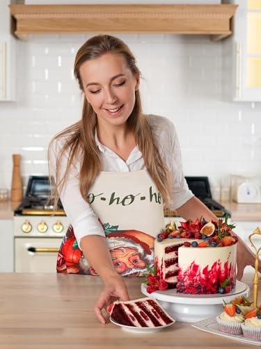 6 Pcs Christmas Aprons with Pockets N629