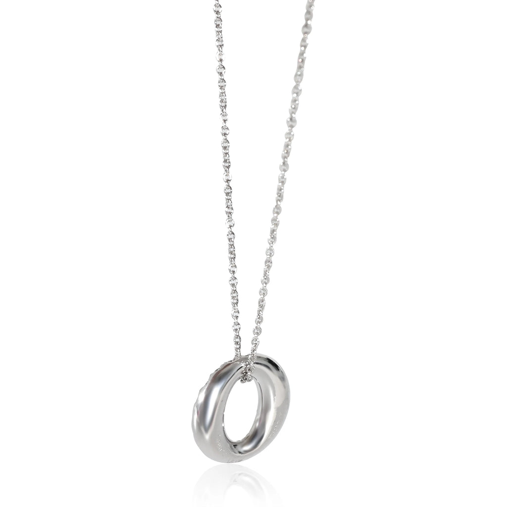 Diamond Circle Pendant in Platinum 0.75 CTW X9521