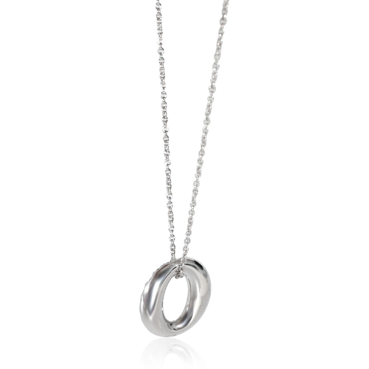 Diamond Circle Pendant in Platinum 0.75 CTW X9521