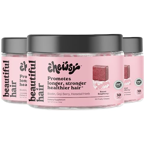 Biotin Hair Vitamin Chews 30-Day Supply V883942