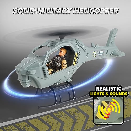 Military Base Toys Set with Army Vehicles and Action Figures U968