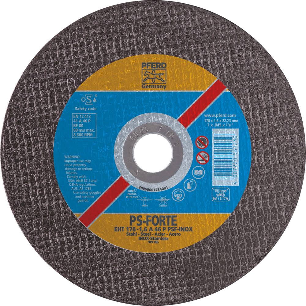 9x22x.045x22 Cut-Off Wheel, 7/8x22 Ah, 1.9mm, Type 1 B82905