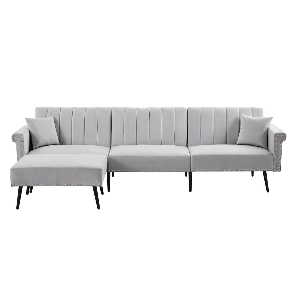 Grey Sectional Sofa Bed M9981