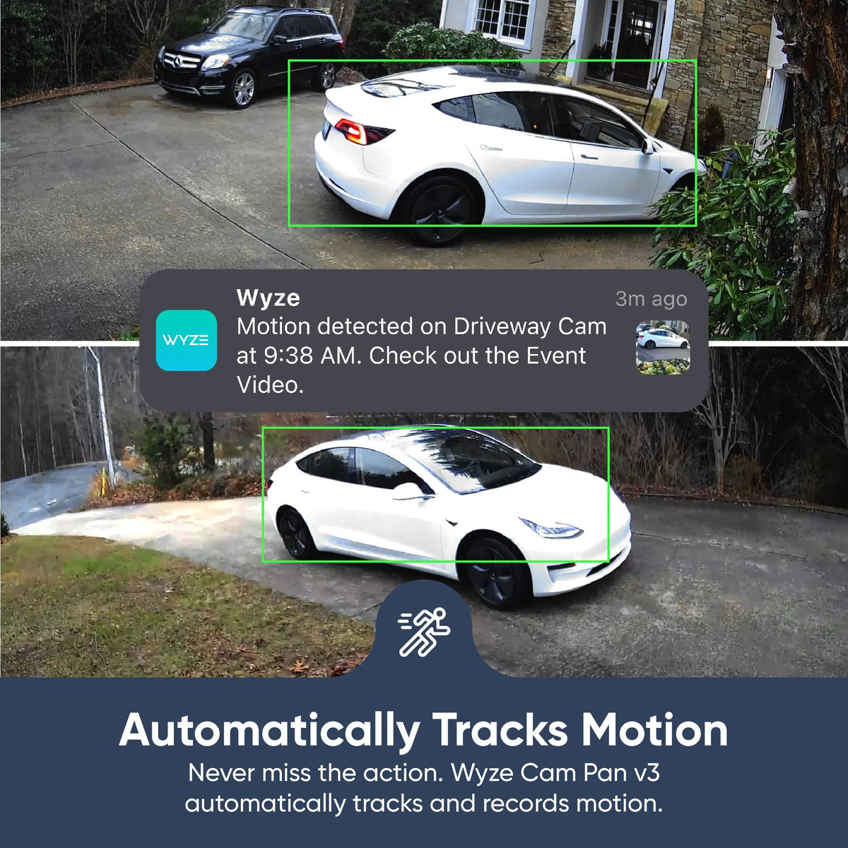 Indoor/Outdoor 1080p Pan/Tilt/Zoom Wi-Fi Security Camera with Color Night Vision, White Q757