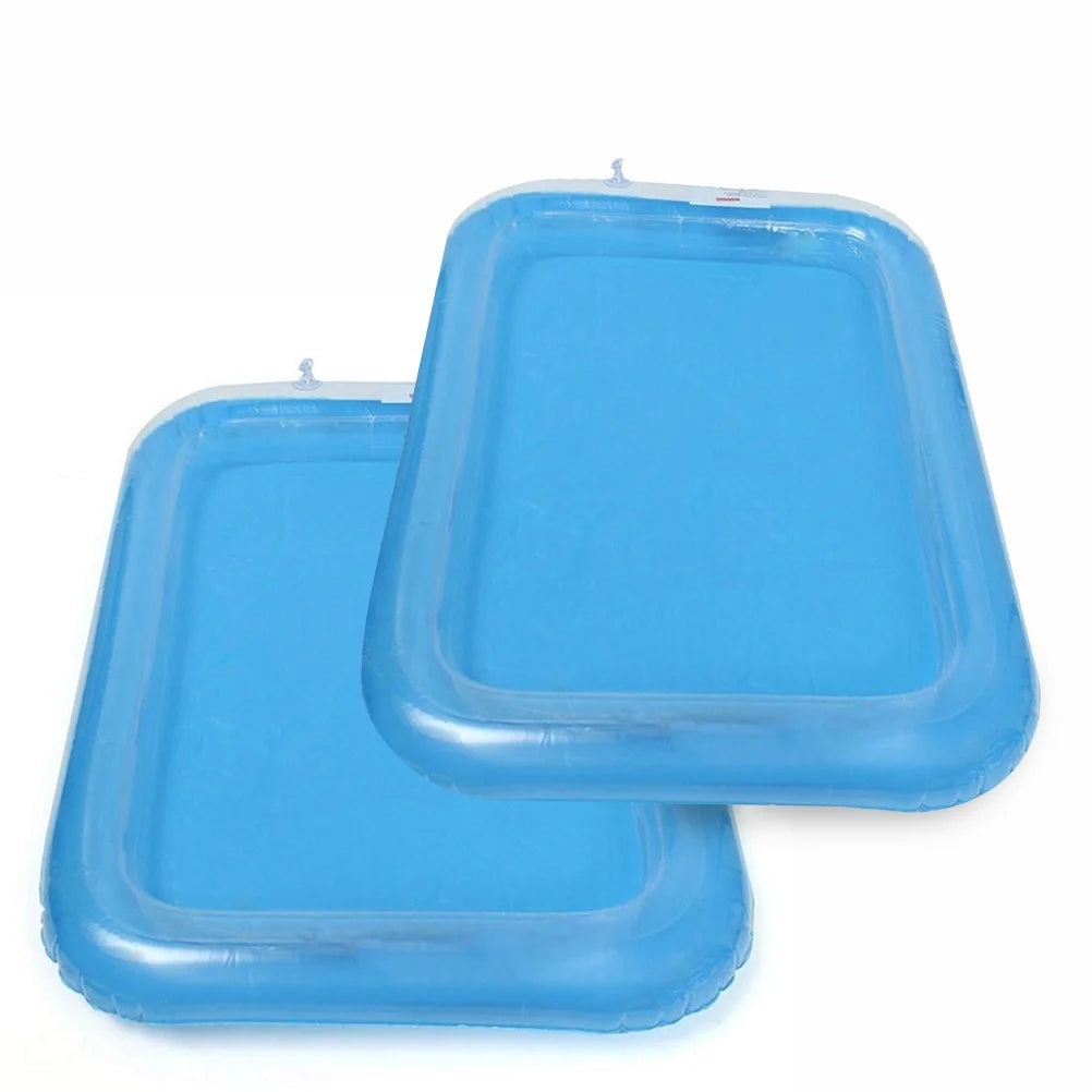 Blue Inflatable Kids Beach Sandbox W470