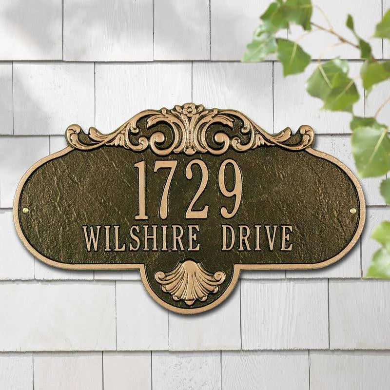 Antique Brass Wall Two Line X507329