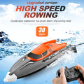 RC Boat 30KMH High Speed IPV7 Waterproof 2.4GHz 4 Channel Racing Boat G1303