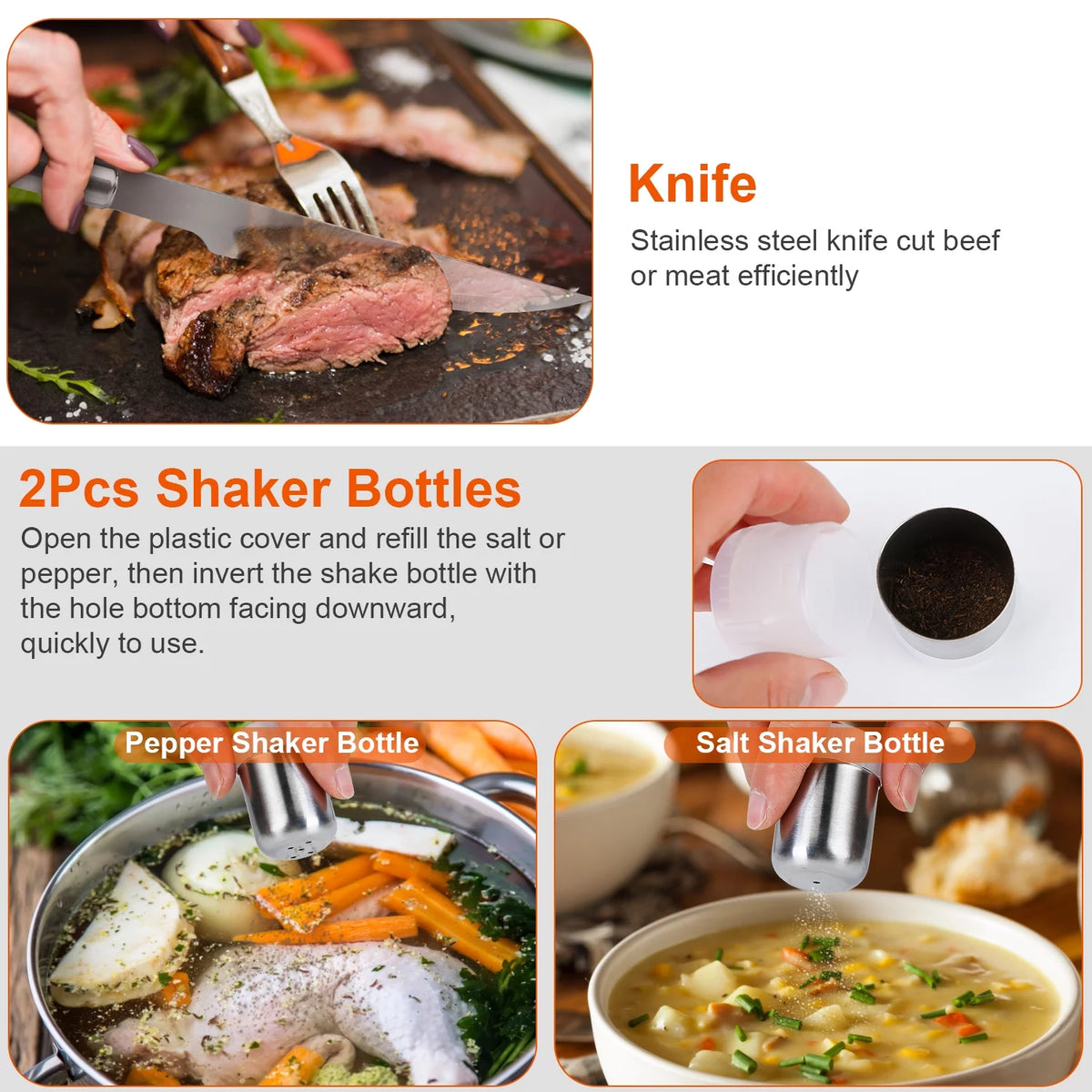 Stainless Steel BBQ Grill Tool Kit O441685