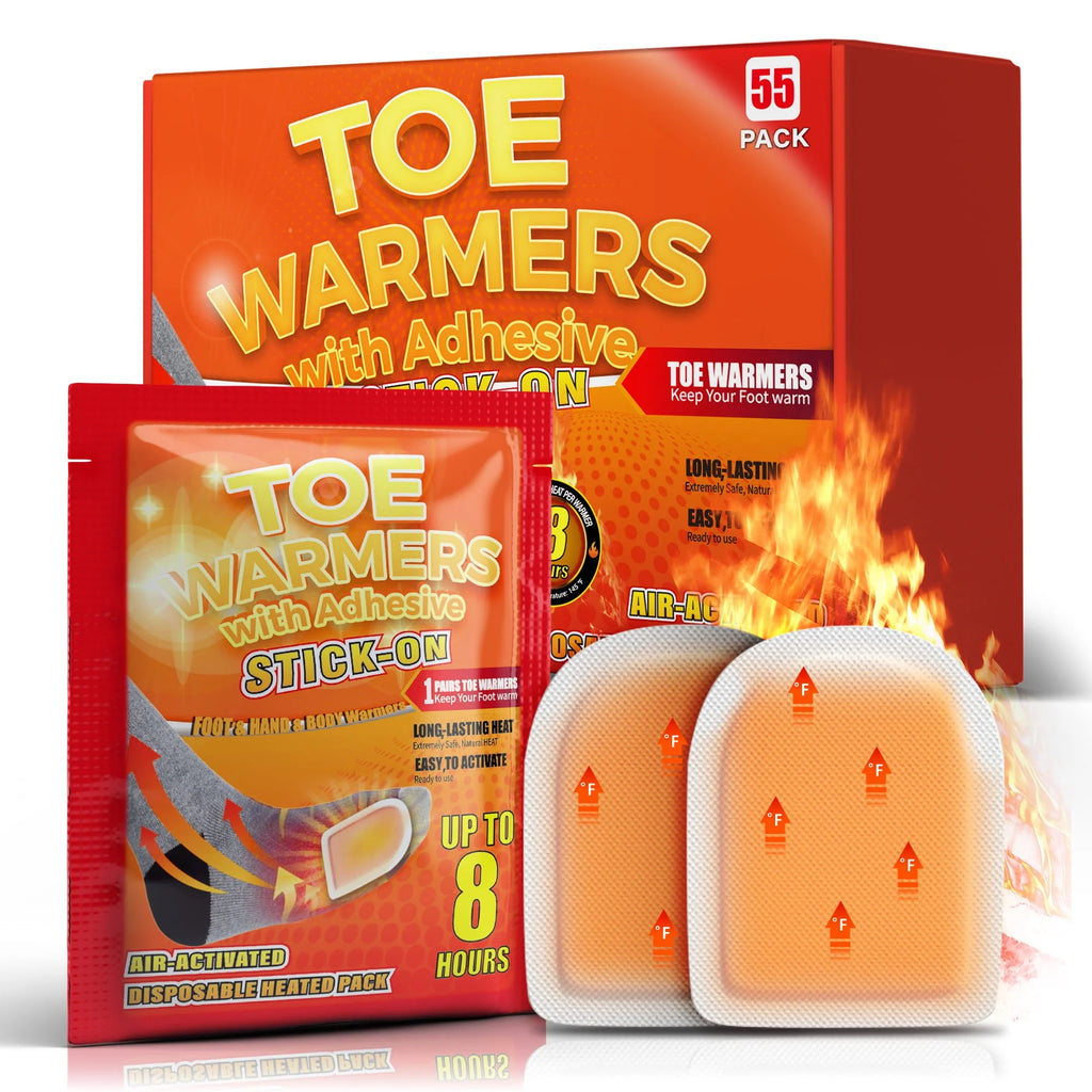 55 Pack Adhesive Toe Warmers A167