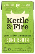 Organic Lemongrass Ginger Beef Bone Broth 16.9 Fluid Ounce Pack of 6 V865