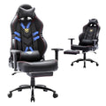 Big and Tall Gaming Chair with Footrest Ergonomic High Back Reclining Y550
