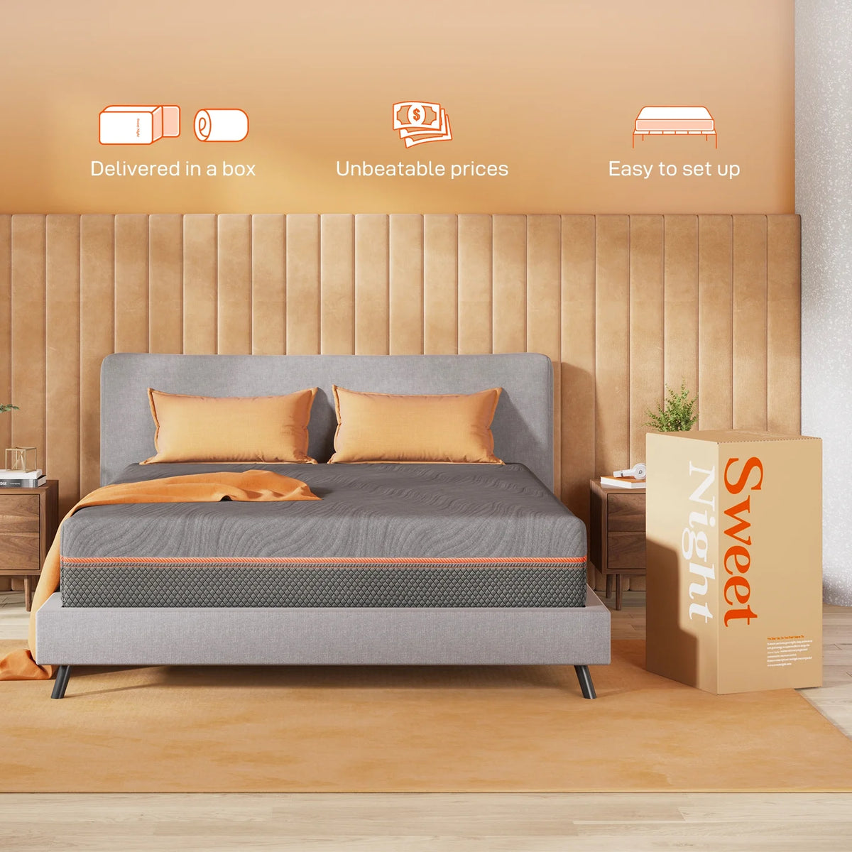 10 Cool Gel Memory Foam Queen Mattress R46689