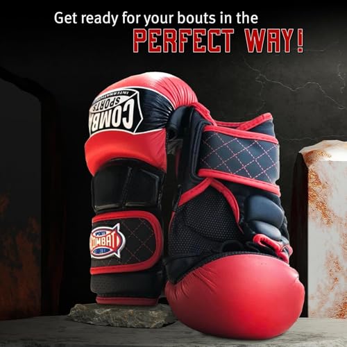 Open Palm Fingerless MMA Training Gloves N651