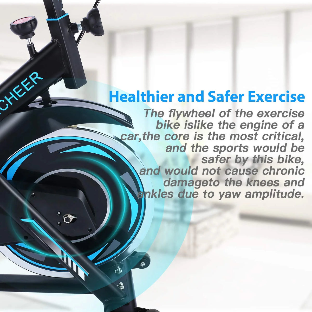 40 lbs Flywheel Stationary Exercise Bike S675