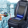 Car Cooling Seat Cover Airflow Ventilated Cushion with 10 Fans & Adjustable 3 Cooling Levels, 12V Automotive Seat Cooling Pad Breathable Chair Cushions Universal Fit Black J227