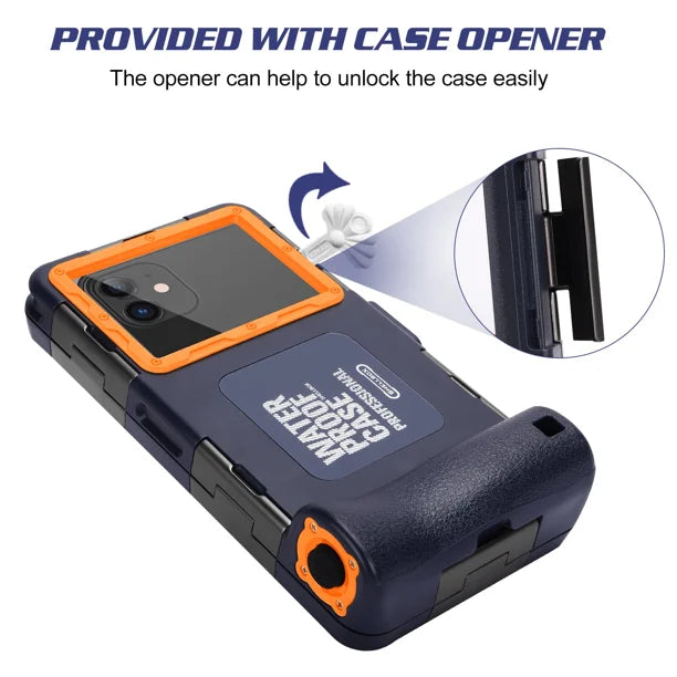 Waterproof Protective Case for Samsung Galaxy M21s and All Phones Up to 6.9 Inch with Lanyard O557894