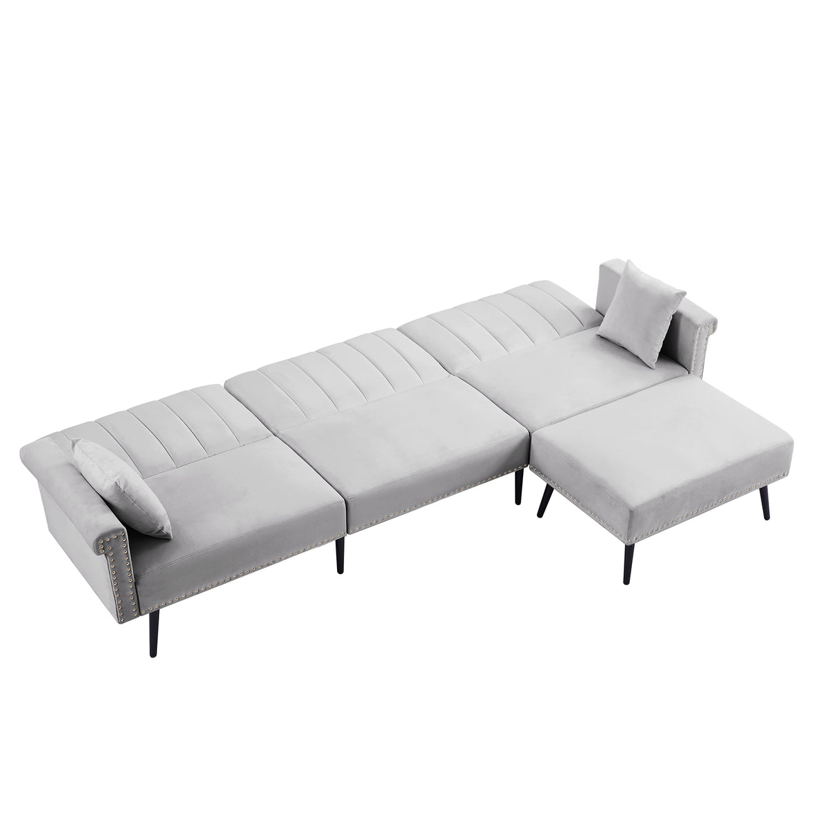 Grey Sectional Sofa Bed M9981