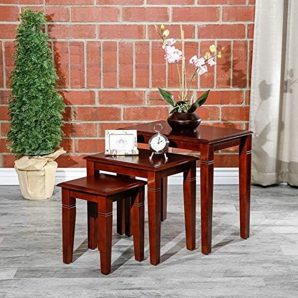 Golden 3-Piece Nesting Tables I2214
